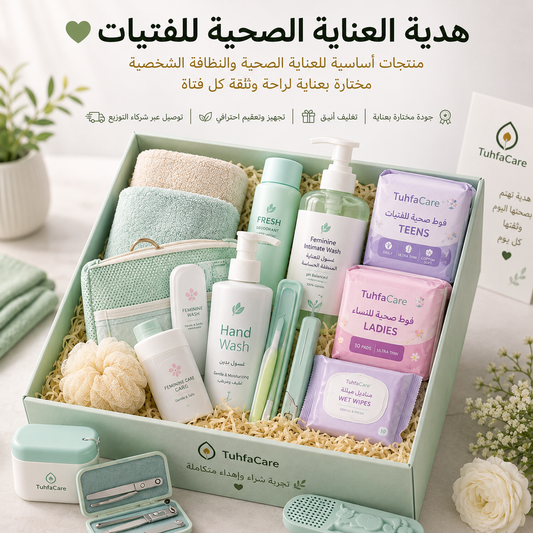 🌸 هدية العناية الصحية للفتيات – تُحفة كير
